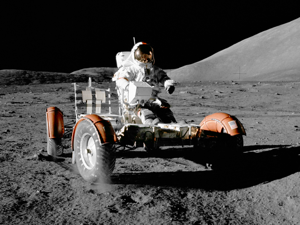 Apollo 17 Rover (courtesy of NASA)