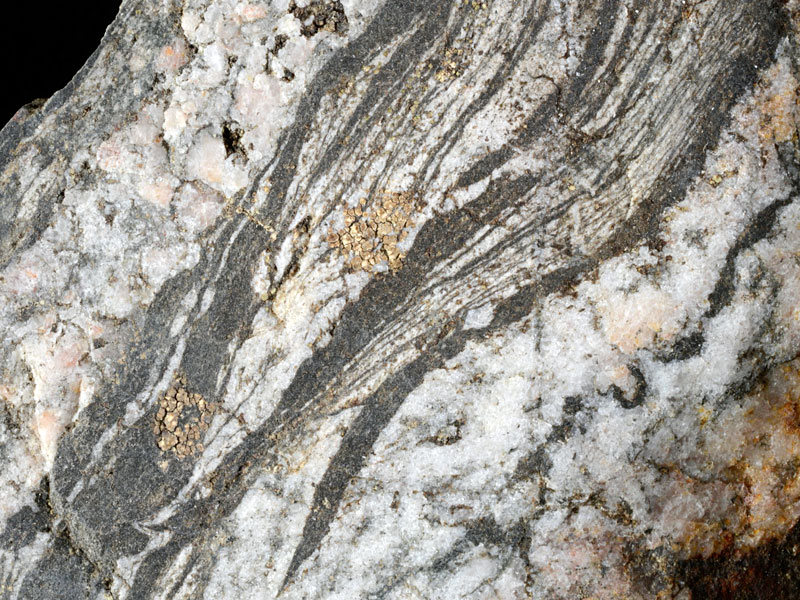 topaz greisen with lichen - width 5 cm